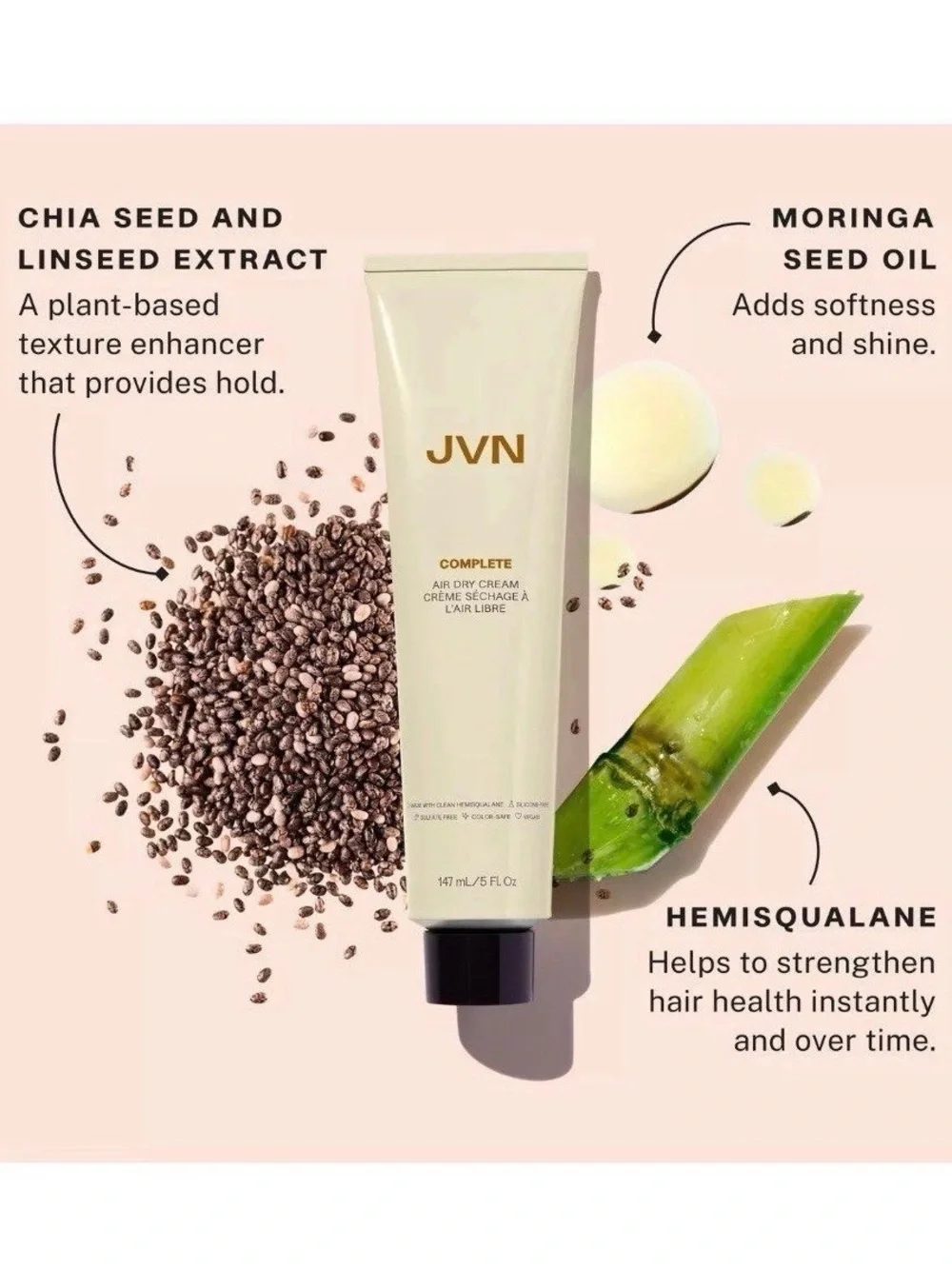JVN Complete Air Dry Cream Travel Size